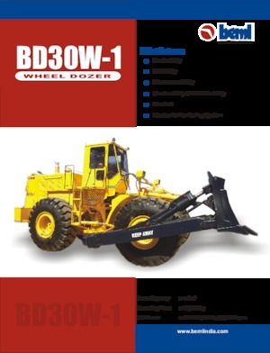 Gumikerekes dózerek Beml BD30W-1