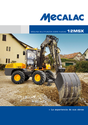 Gumikerekes kotrók Mecalac 12 MSX