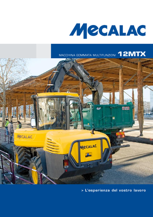 Gumikerekes kotrók Mecalac 12 MTX