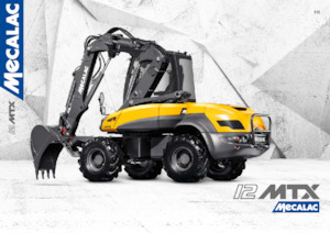 Gumikerekes kotrók Mecalac 12MTX
