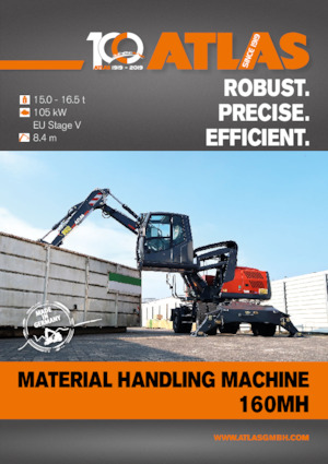 Gumikerekes kotrók Atlas 160 MH