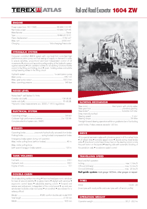 Gumikerekes kotrók Atlas 1604 ZW