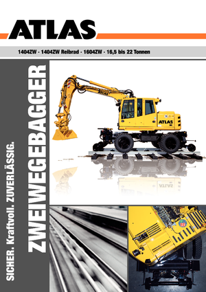 Gumikerekes kotrók Atlas 1604 ZW