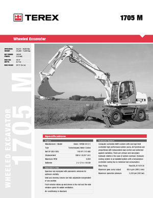 Gumikerekes kotrók Atlas 1705 M