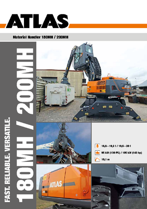 Gumikerekes kotrók Atlas 200 MH