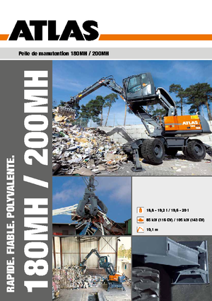 Gumikerekes kotrók Atlas 200 MH