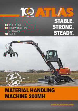 Gumikerekes kotrók Atlas 200 MH