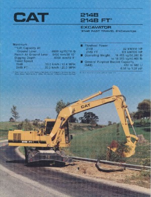 Gumikerekes kotrók Caterpillar 214B FT