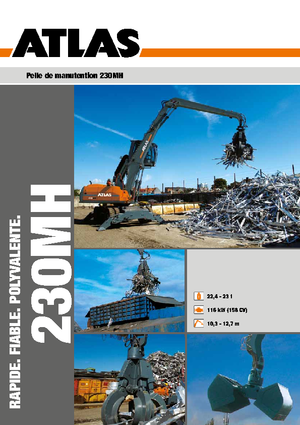 Gumikerekes kotrók Atlas 230 MH
