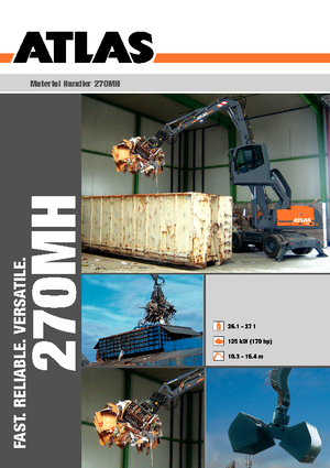 Gumikerekes kotrók Atlas 270 MH