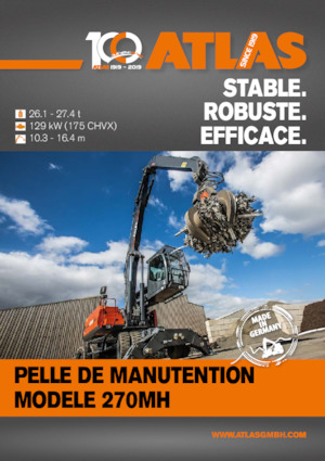 Gumikerekes kotrók Atlas 270 MH