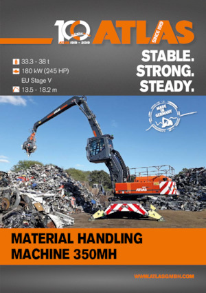 Gumikerekes kotrók Atlas 350 MH