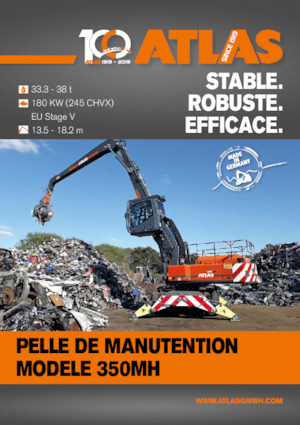 Gumikerekes kotrók Atlas 350 MH