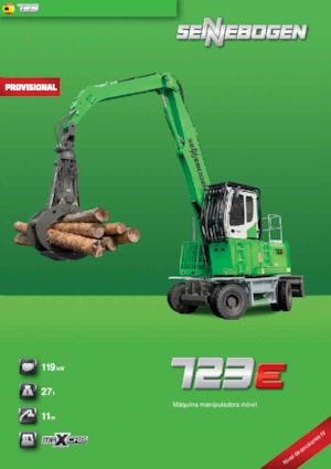 Gumikerekes kotrók Sennebogen 723 E