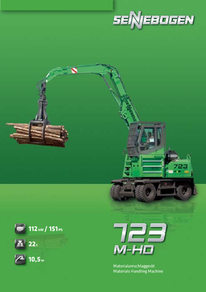Gumikerekes kotrók Sennebogen 723 M-HD