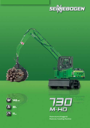 Gumikerekes kotrók Sennebogen 730 M-HD
