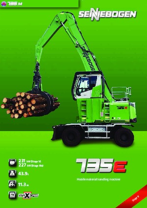 Anyagmozgató gépek Sennebogen 735M E