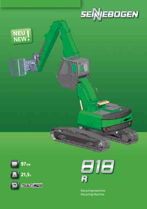 Gumikerekes kotrók Sennebogen 818 R