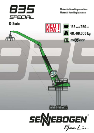 Gumikerekes kotrók Sennebogen 835 M-special