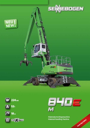 Gumikerekes kotrók Sennebogen 840 M