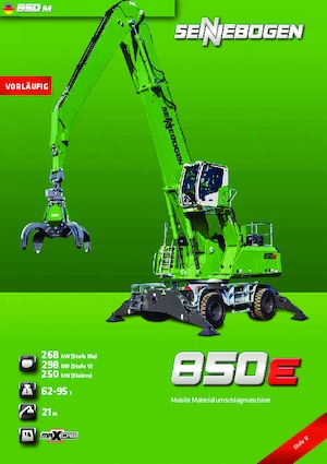 Anyagmozgató gépek Sennebogen 850M E 