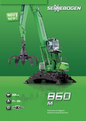 Gumikerekes kotrók Sennebogen 860 M
