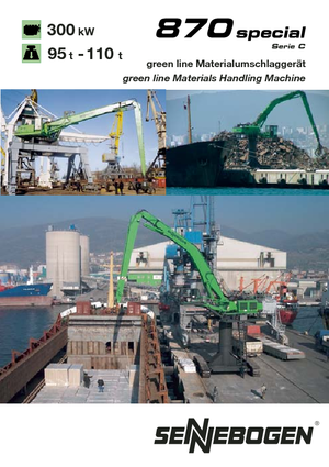 Gumikerekes kotrók Sennebogen 870 M-special