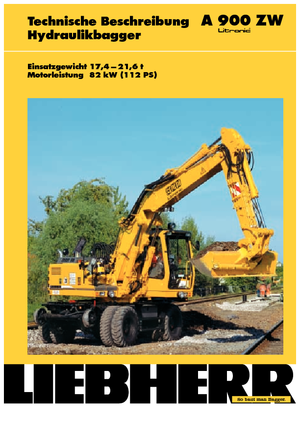 Gumikerekes kotrók Liebherr A 316 Litronic