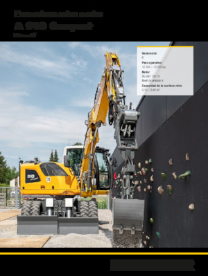 Gumikerekes kotrók Liebherr A 910 Compact Litronic