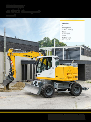 Gumikerekes kotrók Liebherr A 913 Compact Litronic