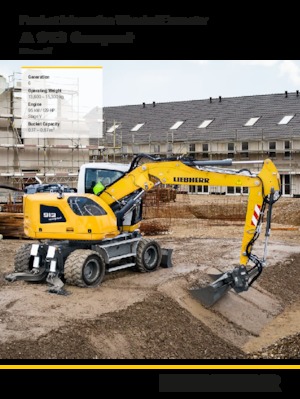Gumikerekes kotrók Liebherr A 913 Compact Litronic G6.0