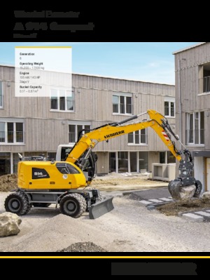Gumikerekes kotrók Liebherr A 914 Compact Litronic G6.0