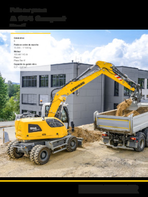 Gumikerekes kotrók Liebherr A 914 Compact Litronic G6.0