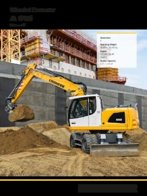 Gumikerekes kotrók Liebherr A 916 Litronic G6.0