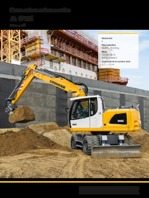 Gumikerekes kotrók Liebherr A 916 Litronic G6.0