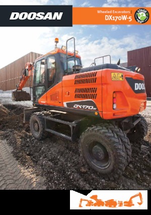 Gumikerekes kotrók Doosan DX170W-5