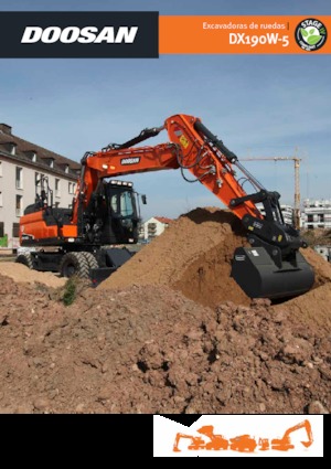 Gumikerekes kotrók Doosan DX190W-5