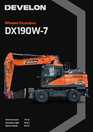 Gumikerekes kotrók Develon DX190W-7 