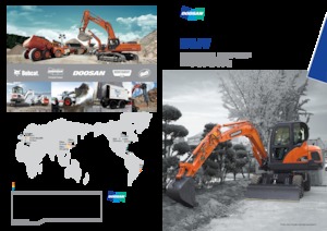 Gumikerekes kotrók Doosan DX55W