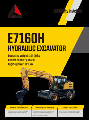 Gumikerekes kotrók SDLG E7160H