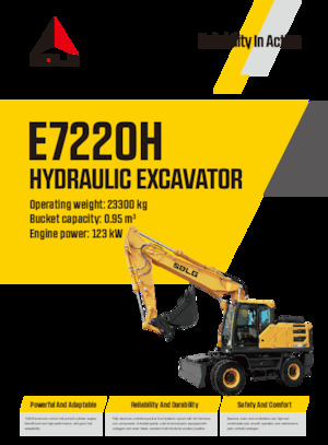Gumikerekes kotrók SDLG E7220H