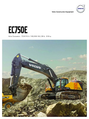 Lánctalpas kotrók Volvo EC750E