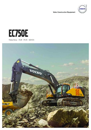 Lánctalpas kotrók Volvo EC750E