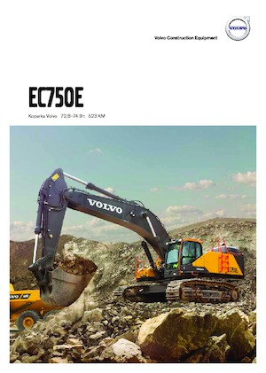 Lánctalpas kotrók Volvo EC750E