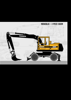 Gumikerekes kotrók Akerman-Volvo EW 150 C