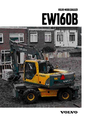 Gumikerekes kotrók Volvo EW160B
