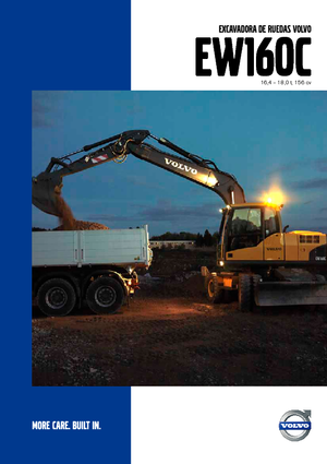 Gumikerekes kotrók Volvo EW160C