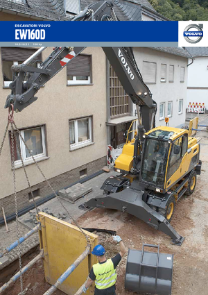 Gumikerekes kotrók Volvo EW160D