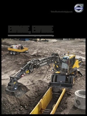 Gumikerekes kotrók Volvo EW160E