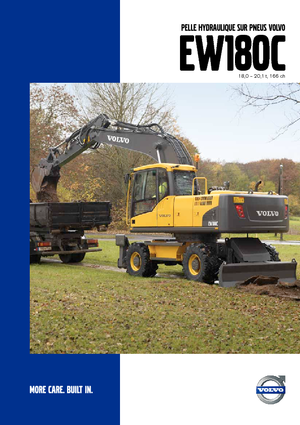 Gumikerekes kotrók Volvo EW180C